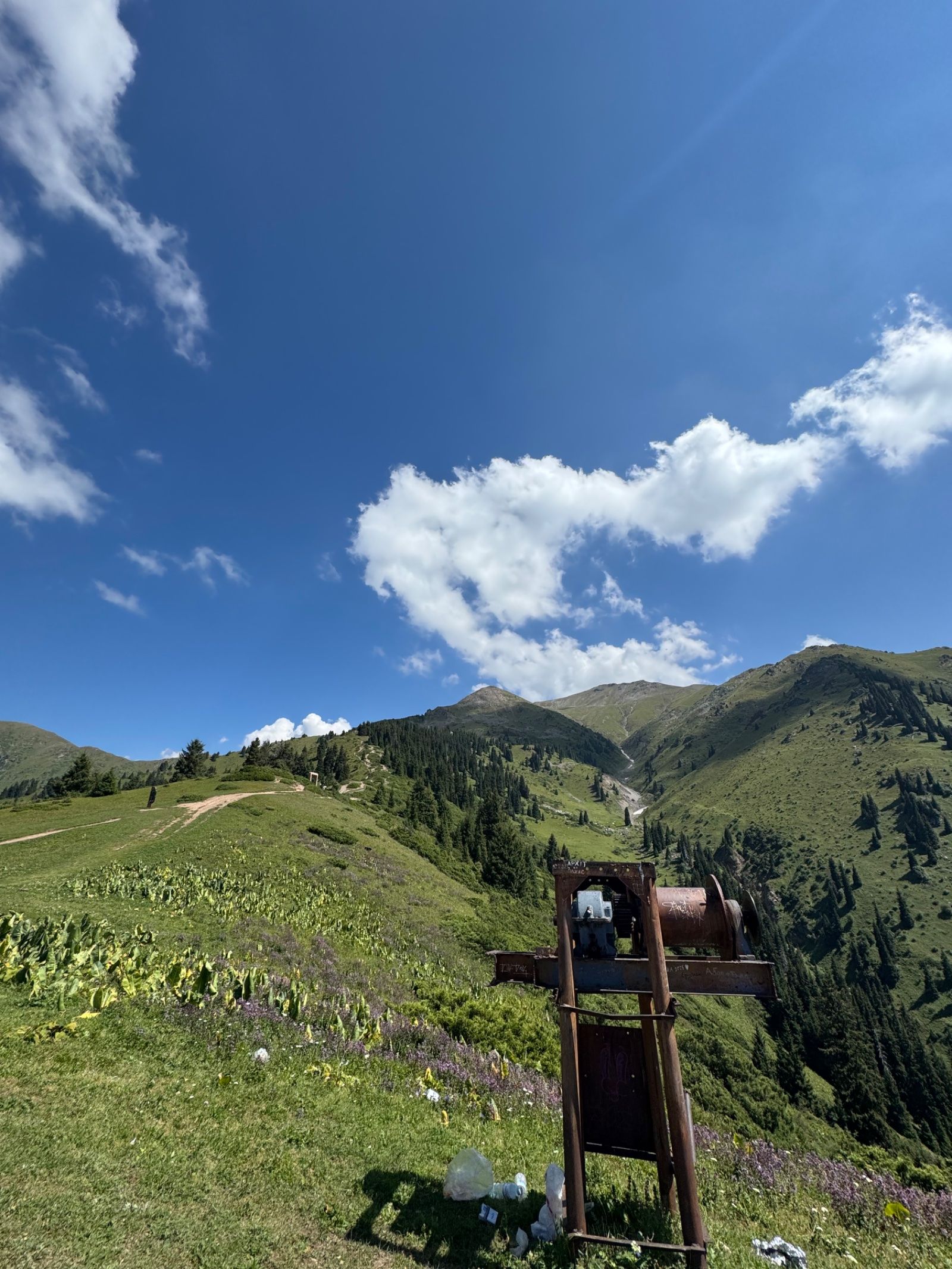 Medeu To Swing Near Furmanova Peak