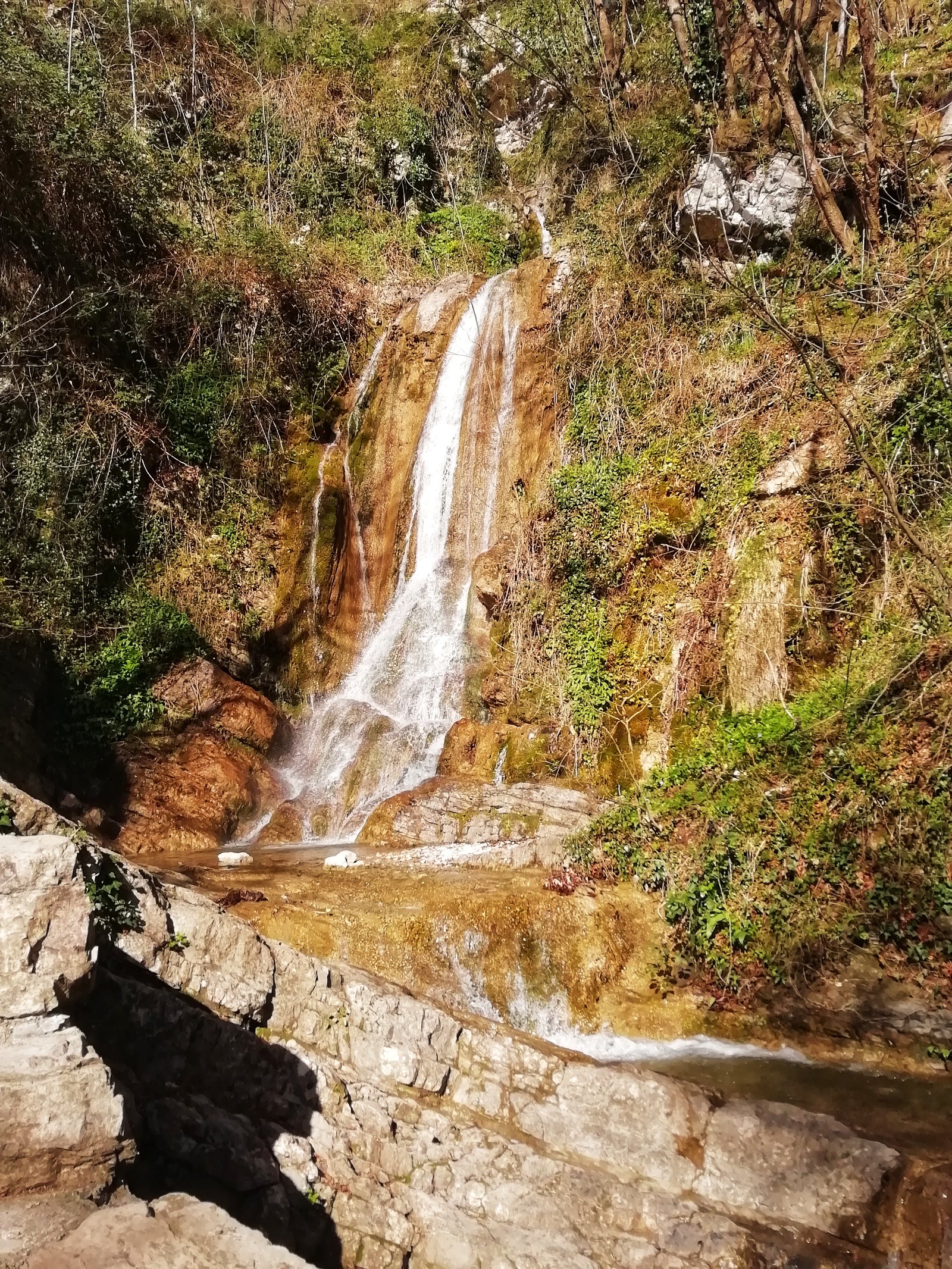 Ferrata Corno Rat, sentiero OSA, vetta Corno di Canzo Orientale da Valmadrera 27/03/25