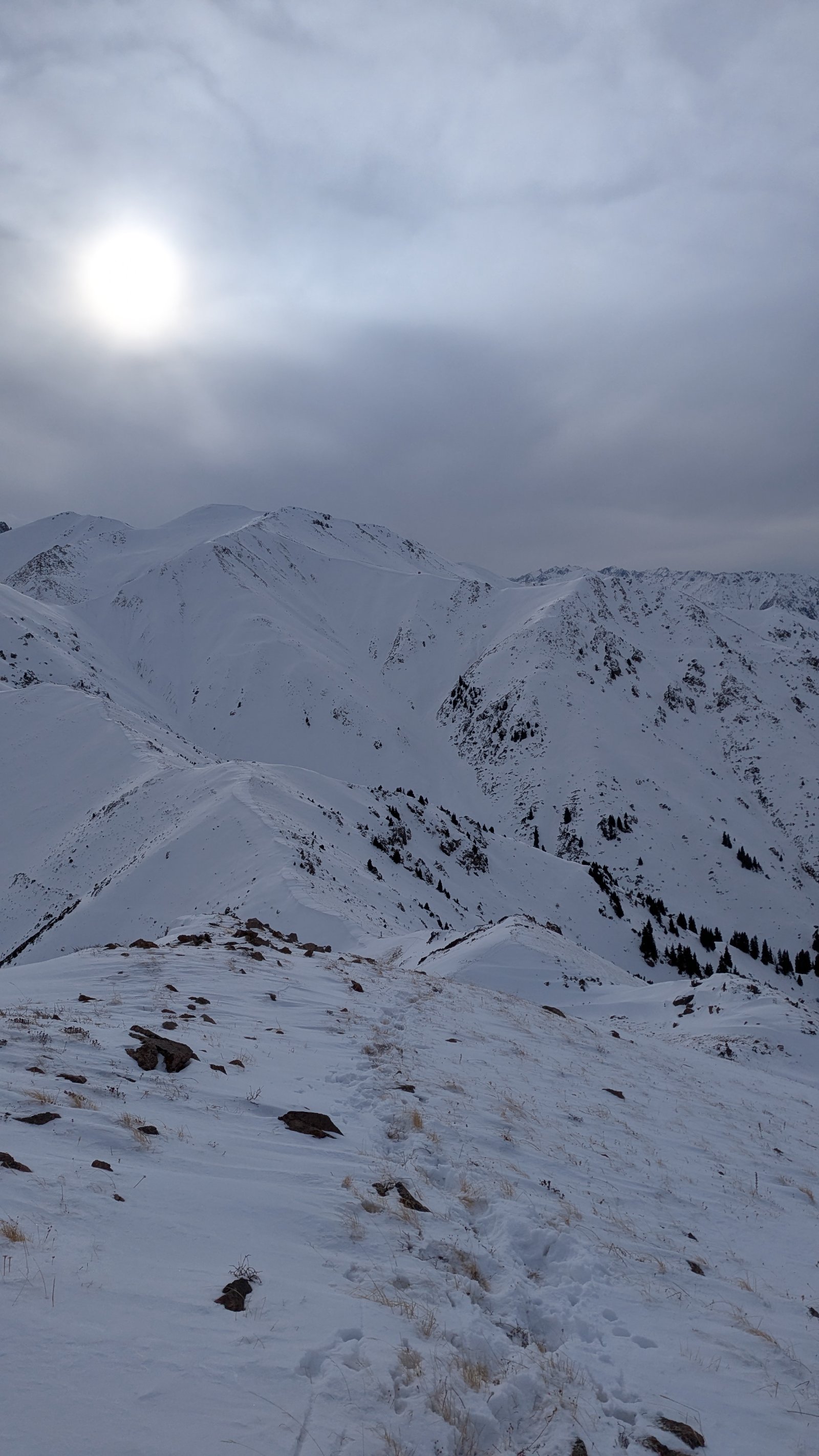 Pik Panorama Pik Bukreeva And Gornyj Pereval From